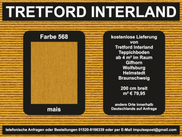 568-mais.jpg – Tretford Interland in sonnigem Maisgelb – lebendig und freundlich